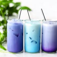 Butterfly Pea Flower Black Goji Berry Latte Recipe Butterfly Pea Flower Butterfly Pea Flower Tea Butterfly Pea Tea