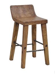 Rustic bar stools (showing 45). Vintage Brown Wood Rustic 24 Kitchen Bar Low Back Counter Stool Chair Dining Counter Stools Wood Bar Stools Wood Counter Stools