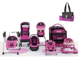 Baby Gear Bundle Stroller Travel System Playard Bouncer Swing Walker Diaper Bag Baby Doll Car Seat Baby Minnie Mouse Baby Girl Car Seats