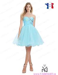 Trouver robes vintages pour femme en ligne à la fois de bonne qualité et à prix abordable sur zapaka.fr. Robe De Bal Courte Bleu Ciel Robe Bustier Strass Et Jupe