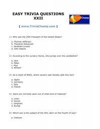 Cbs aflac trivia questions : Easy Trivia Questions Xxii Trivia Champ