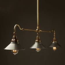 Pool table lighting island lighting flush ceiling lights sloped ceiling dark smoke island pendants discount lighting light art colored glass. Antique Brass Single Drop Billiard Table Light By Edison Light Globes Archello