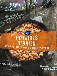 Potatoes o'brien have fantastic flavor, and i love the little crispy cubes of potato with the flavor of the diced bell pepper. Cheesy Egg O Brien Casserole Baking With Mom