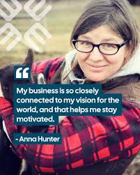 We are so excited to welcome Anna Hunter as the speaker at our next  Business Breakfast event—only a week away! Anna Hunter is a staunch  advocate for rebuilding wool processing in Canada