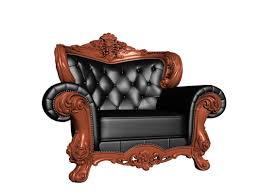 Single leather sofa illustrations & vectors. 3d Model European Leather Single Sofa Turbosquid 1276640