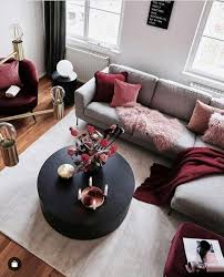 I M Loving This Gray Burgundy And Pink Colourful Living Room Room Colors Living Room Decor Apartment