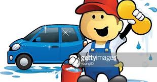 Cartoon Illustration Of Car Wash Car Wash Cartoon Illustration Cartoon