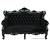 Black Victorian Chair