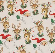 Check spelling or type a new query. Vintage Christmas Wrap Santa And Reindeer Christmas Ephemera Vintage Christmas Wrapping Paper Vintage Christmas Cards