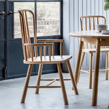 Alpine Modern Carver Chair Solid Oak Wood Chair Design Dining Chairs Dining Chairs Modern Design