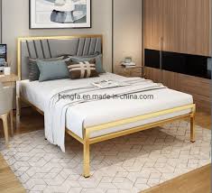 Bedroom sets with sleigh beds, large dressers and more surround you with comfort, style and storage. Modern Customized Full Size Bedroom Furniture Stainless Steel Bed China Furniture Frame Bed Frame Made In China Com