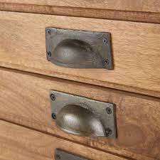 Schrankchen Im Industriestil Mit 4 Schubladen Aus Massivem Mangoholz In 2020 Door Handles Decor Home Decor