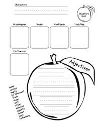 This Packet Has Two Activity Pages For Every Three Chapters Of James And The The Giant Peach James And Giant Peach Novel Activities