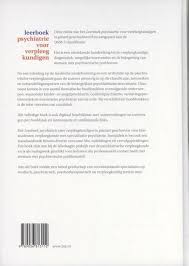 Bol Com Leerboek Psychiatrie Voor Verpleegkundigen 9789036813112 M Clijsen Boeken