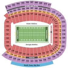 Sanford Stadium Tickets And Sanford Stadium Seating Chart