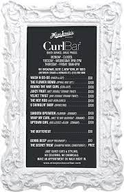 Jessie S Curl Bar Hair Salon Prices Hair Salon Price List Natural Hair Salons