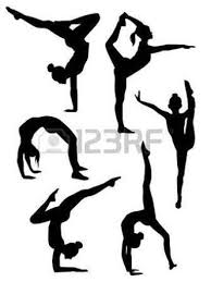 Image Result For Gimnasia Ritmica Dibujos Animados Silhouette Clip Art Gymnastics Silhouette