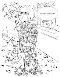 Here's our cute collection of coloring pages for girls, which our little princess can fill in their free time. My Work Elena Fay Fashion Coloring Book Fashion Coloring Pages Coloring Pages Fashion