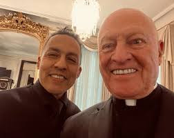 Visiting St. John the Baptist grammar school in Yonkers