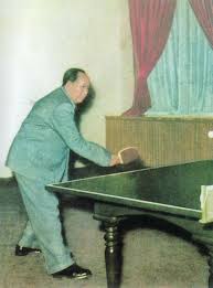 Chairman Mao Playing Ping Pong My History Teacher Met The Man Who Took This Photo Mao S Personal Photographer His Granddaught Ping Pong Table Tennis History