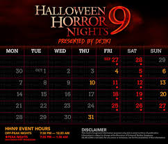 Uss Halloween Horror Nights 9 Event Guide Dejiki Com