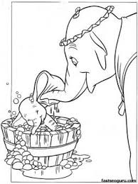 Coloring Pages Disney Characters Dumbo And Mrs Jumbo Printable Coloring Pages For Kids Cute Coloring Pages Coloring Books Elephant Coloring Page