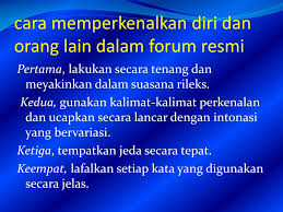 Salam penutup ( thank you for your attention my friends ). Ppt B Berbicara Memperkenalkan Diri Dan Orang Lain Dalam Forum Resmi Powerpoint Presentation Id 2660268