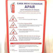 Biasanya digunakan dari bahan tepung aluminium sulfat dan natrium bicarbonat yang. Jual Sign Label Sticker Cara Penggunaan Alat Pemadam Api Ringan Apar 30x20 Di Lapak Hugo Safety Bukalapak