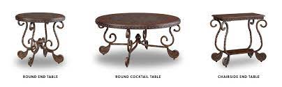 This coffee table will make a striking addition to your home decor. Amazon Com Signature Design By Ashley Rafferty Traditional Round Coffee Table Dark Brown Furniture Decor