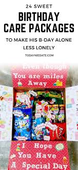 Birthday Care Package Ideas For Him 24 Birthday Care Package Ideas To Spoil A Long Distance Loved One Todaywedate Com Birthday Gift F Birthday Care Packages Birthday Ideas For Her Care Package