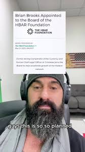 Brain brooks joins the baord of HBAR! #crypto #breakingnews #investing  #howtoinvest #moneytok #economy #money #cryptocurrency #howtomakemoney  #wealth #getrich #fyp
