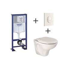 Première partie d'une série qui vous montrera comment remplacer un wc standard par un wc suspendu. Pack Complet Wc Suspendu Grohe Bati Support 113 Cm Plaque Blanche Cuvette Lyra Abattant Cdiscount Bricolage