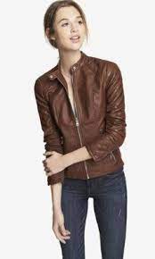 Minus The Leather Quilted Sleeve Jacket From Express Leather Jackets Women Quilted Sleeves Leather Jacket