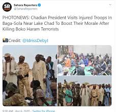 Idris deby, 68, was a politician and military officer who came to power in the african country in december 1990 when he led a rebellion against. Idriss Deby Visits Injured Soldiers After Rcent Battle Foreign Affairs Nigeria