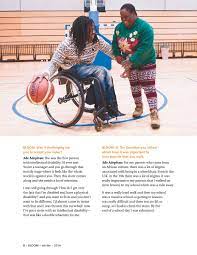 Ade adepitan zac the basketball player Bloom Winter 2014 By Holland Bloorview Kids Rehabilitation Hospital Issuu