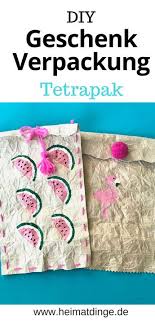 Basteln Mit Tetrapack Bezaubernde Diy Geschenktute Aus Nur 3 Dingen Basteln Mit Bildern Geschenke Geschenkverpackung Selber Machen Weihnachtsbasteln