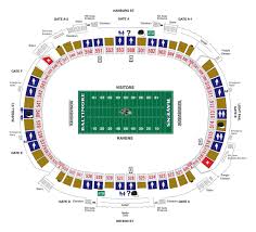 M T Bank Stadium Diagrams Baltimore Ravens