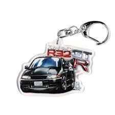 Initial D Skyline GT-R GTR R32 Black Charm Keychain Double-sided Manga  Anime Accessory Gift Car JDM Illustration Fanart - Etsy