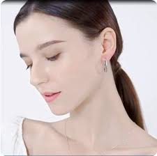 Solid Sterling Silver Womens 2ct Black Onyx Gemstone 1ct Diamond Hoop  Earrings