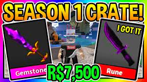 Get free gemstone mm2 now and use gemstone mm2 immediately to get % off or $ off or free shipping. I Spent R 7 500 On Season 1 Crate Godly Gemstone Legendary Rune Murder Mystery 2 Roblox Youtube