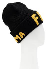 Check spelling or type a new query. Knitted Hat With Logo Fendi Ietp Us