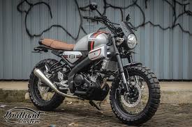 Modifikasi yamaha scorpio ala moge scrambler, ongkosnya berapa? Inspirasi Modifikasi Yamaha Xsr 155 Jadi Neo Scrambler Murni Oto