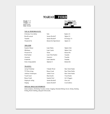 Our actor resume template neatly organizes the candidate's information, making it easily digestible for casting directors. 20 Free Acting Resume Templates Word And Pdf Docformats
