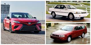 Browse interior and exterior photos for 2017 toyota camry. A Visual History Of The Toyota Camry