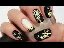 Diseños de uñas de navidad con imágenes. Decoracion De Unas Con Disenos Para Navidad Youtube