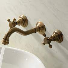 Maybe you would like to learn more about one of these? Brass Bathroom Faucet Wall Mounted Two Handles Three Holes Widespread Bathroom Sink Faucet Contain With Cold And Hot Water 71477 2021 108 79