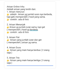 arisan_inhu - Yuk yang mau join arisan online area Inhu.... | Facebook