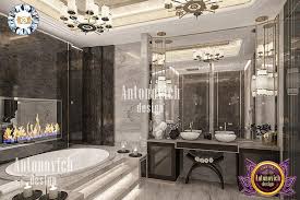 Modern bathroom design for residential projects. Ideal Interior Design For Master Bathroom By Luxury Antonovich Design
