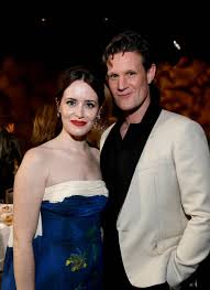 Royal reunion! The Crown co-stars Claire Foy and Matt Smith pictured  together at the Critics' Choice Awards