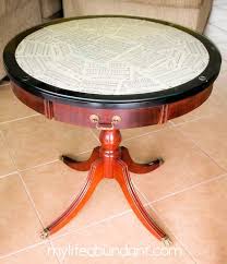 How To Restore A Mahogany Leather Top Table With Sheet Music Leather Top Coffee Table Mahogany Leather Refinishing Furniture